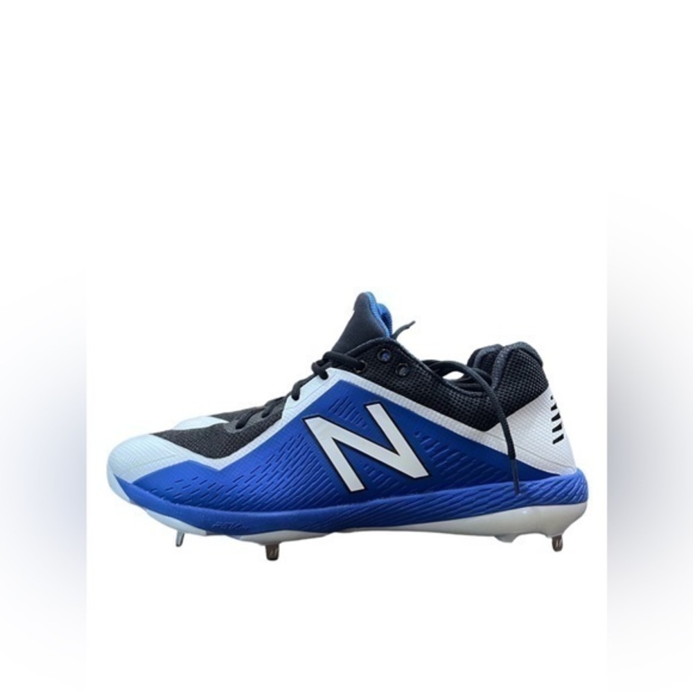 New Balance Baseball Cleat Style L4040BB4 Blue/Black/White Mens size 16 NWOT